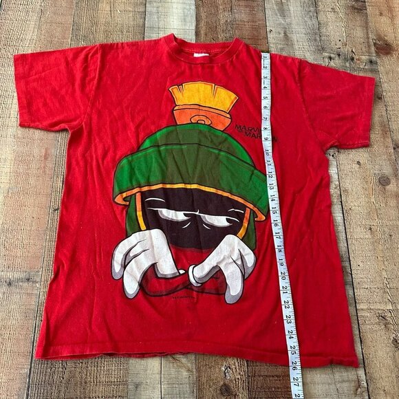 Looney Tunes red Marvin the Martian graphic tshirt men's large - Picture 7 of 12